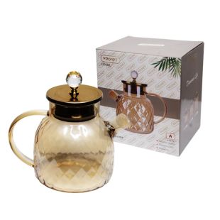 إبريق شاي زجاجي