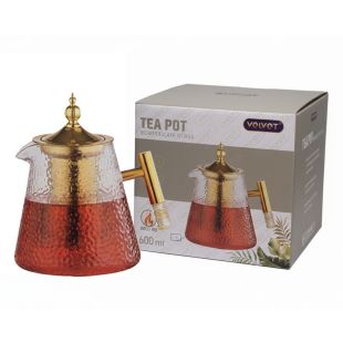 إبريق شاي زجاجي 820 مل