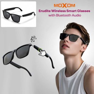 Erudite Wireless Smart Sunglasses with Bluetooth Audio by Moxom