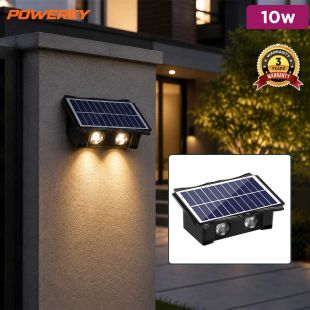 Powerey Solar LED Waterproof Wall Light 10W