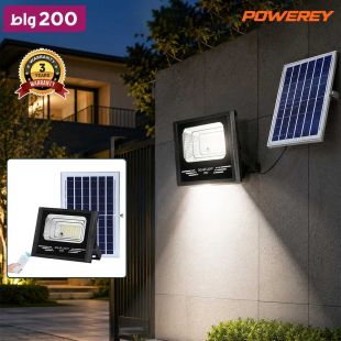 كشاف إضاءة LED بالطاقة الشمسية 200 واط من Powerey