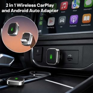 2 in 1 Wireless CarPlay and Android Auto Adapter