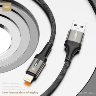 كيبل USB إلى Lightning ذكي 1 متر من MOXOM