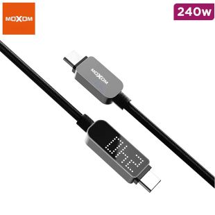 240W Type-C to Type-C Cable with Digital Display by MOXOM