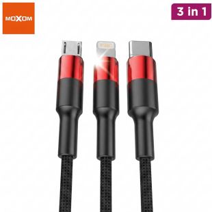 3-in-1 Charging and Data Cable by MOXOM
