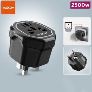 10A 2500W Universal Travel Adapter with UK Plug by MOXOM