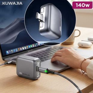 KUWAJIA Type-C Smart Protection and Auto Disconnect Adapter 140W