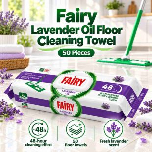Fairy Floor Mop Cleaning Towel Lavender Oil – 50 Pcs