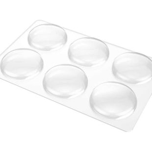 6 Piece Silicone Door Stoppers and Wall Protectors