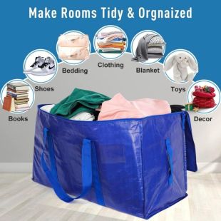 Waterproof Storage Zipper Bag with Handle 73 × 34 × 33cm
