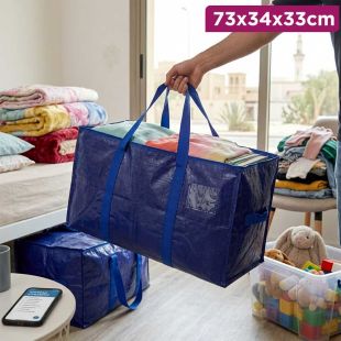 Waterproof Storage Zipper Bag with Handle 73 × 34 × 33cm