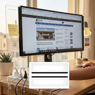 Transparent Acrylic Monitor Memo Board for Computer
