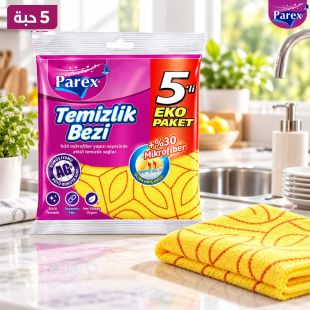 مناديل متعددة الاستخدامات 30% ألياف دقيقة 5 حبة من Parex