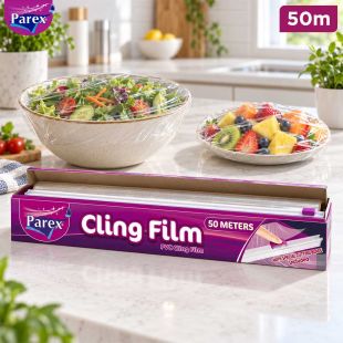 Parex Cling Film 50m With Slide Cutter