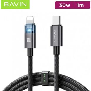 30W Type-C to Lightning Fast Charging & Data Cable by Bavin