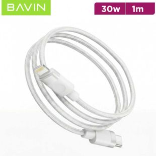30W Type-C to Lightning Fast Charging & Data Cable 1m by Bavin
