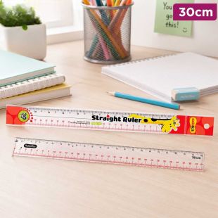 Plastic Straight Ruler 30 cm