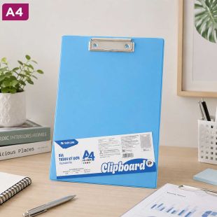PP Clipboard with Metal Clip