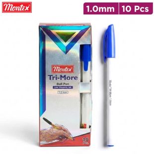 Montex Trimore Ballpen 1.0mm 10 Pieces