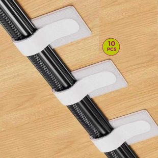 10 Piece Self Adhesive Cable Organizing Straps
