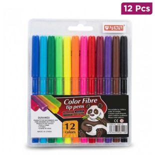 Partner Fibre Tip Pens Pack of 12