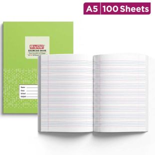 Partner A5 Four-Line Exercise Book 100 Sheets