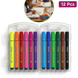 Partner Jumbo Water Color Pen 12 Colors