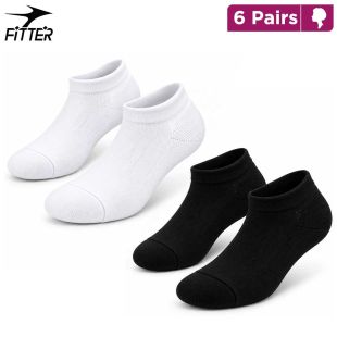 Fitter Pair of 6 Women's Ankle Socks