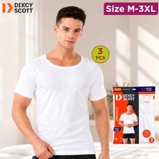 Men's 100% Cotton Slim Fit Half Sleeve Inner T-Shirt by Dixcy Scott