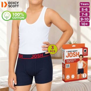 Kid's Josh Interlock Elastic Trunk Pack of 3 by Dixcy Scott
