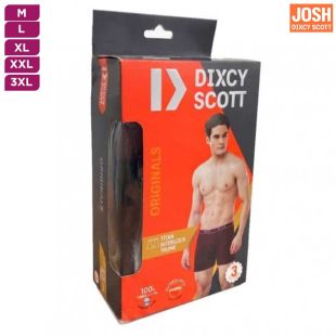 شورت داخلي قطن بخصر مرن للرجال من Dixcy Scott