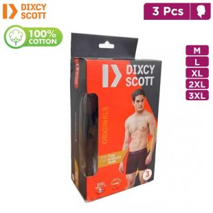 Men's Cotton Underwear Shorts with Elastic Waistband by Dixcy Scott
