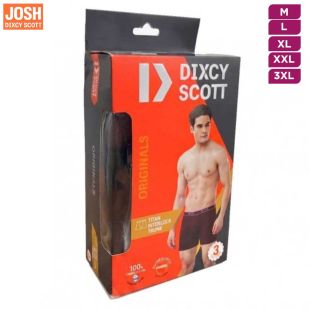 Men's Cotton Underwear Shorts with Elastic Waistband by Dixcy Scott