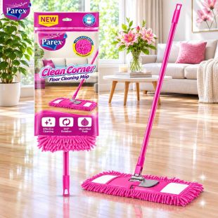 Parex Clean Corners Microfiber Flat Mop