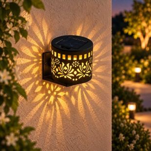 مصباح LED خارجي بالطاقة الشمسية وقابل للشحن