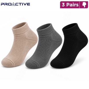 Women's Soft Short Socks 3 Pairs by Proactive