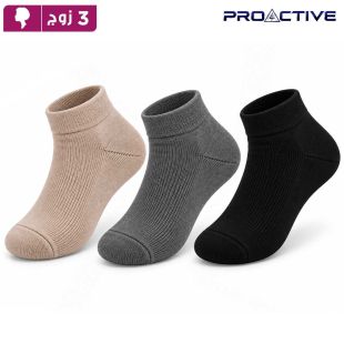 جوارب قصيرة ناعمة 3 أزواج للسيدات من Proactive