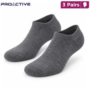 Proactive Men's Short Bamboo Socks – Pack of 3 Pairs