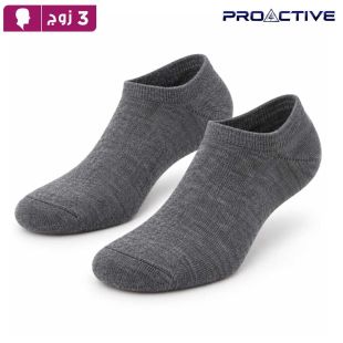 طقم جوارب بامبو رجالية قصيرة 3 أزواج من Proactive