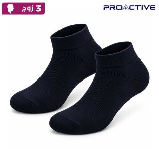 طقم جوارب بامبو رجالية قصيرة 3 أزواج من Proactive