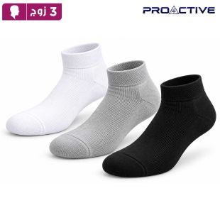 طقم جوارب بامبو رجالية 3 أزواج من Proactive