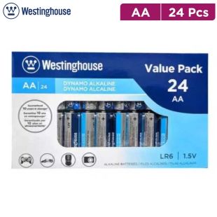 Westinghouse AA Dynamo Alkaline Batteries 1.5V - 24 Pieces
