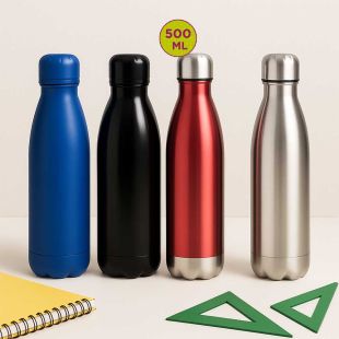 Unbreakable 500ml Stainless Steel Sport Water Bottle - Assorted Colors