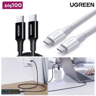 كيبل شحن USB-C إلى USB-C قوة 100 واط طول 2 متر من UGreen