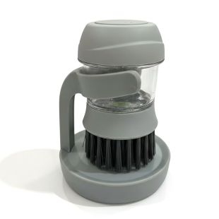 Utensil Cleaning Brush with Soap Dispenser