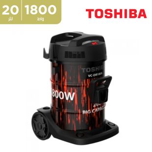 مكنسة كهربائية سعة 20 لتر بقوة 1800 واط من Toshiba