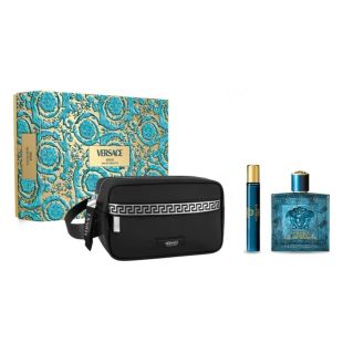 طقم هدية Eros للرجال 3 قطع EDT من Versace