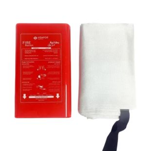 بطانية إطفاء حريق فايبرجلاس مع حقيبة صلبة 1.2 متر &times; 1.2 متر من Vidafor