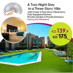 Enjoy a Weekend in a Stunning Villa with Pool and Creek Views at Fares Villas