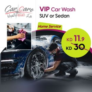 Home VIP Car Wash for Your SUV or Saloon Car from CAR CARE